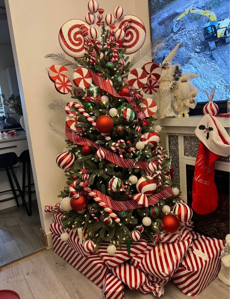 Candy Cane Tree Decorations