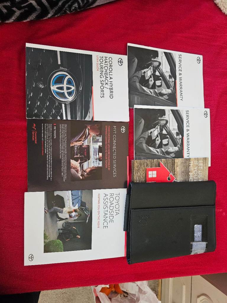 Genuine Toyota Corolla Hybrid Hatchback / Touring Sports Owner Manual Handbook Pack