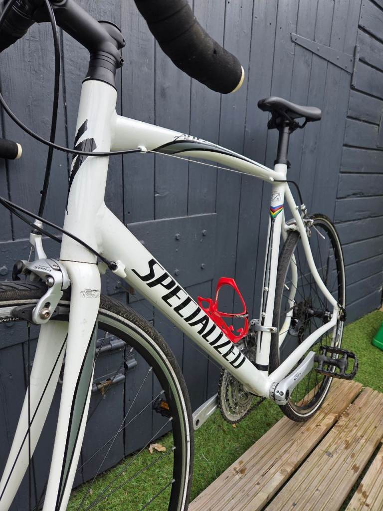 Specialized Road Bike – White, Good Condition