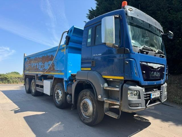 2016 16 MAN TGS 35.400 E6 8x4 Thompson steel tipper air t-gate weigher