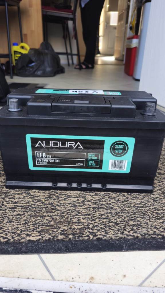 Audura 110 AGM stop/start battery 