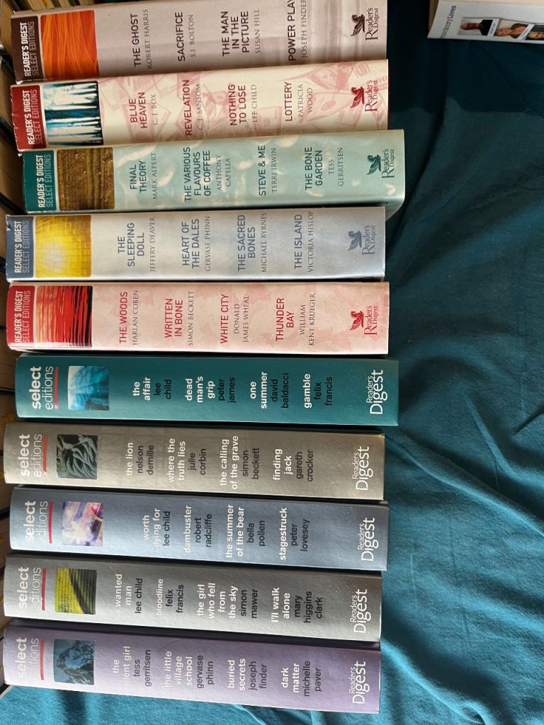 Readers Digest Condensed Books -29 Hardback Books