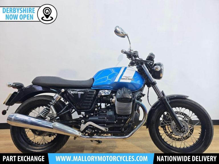 Moto Guzzi V7 II Special ABS Blue 2016 - Shaft Drive, Hepco & Becker Engine Bars