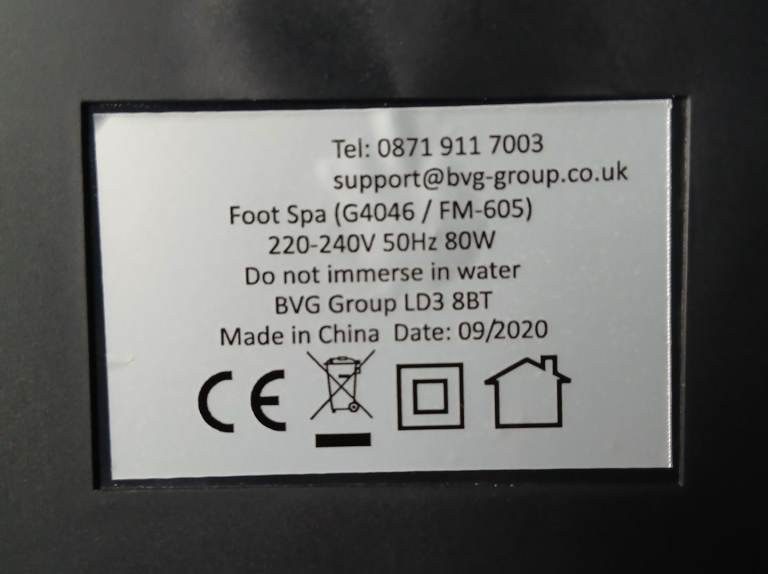 Foot spa and massager 