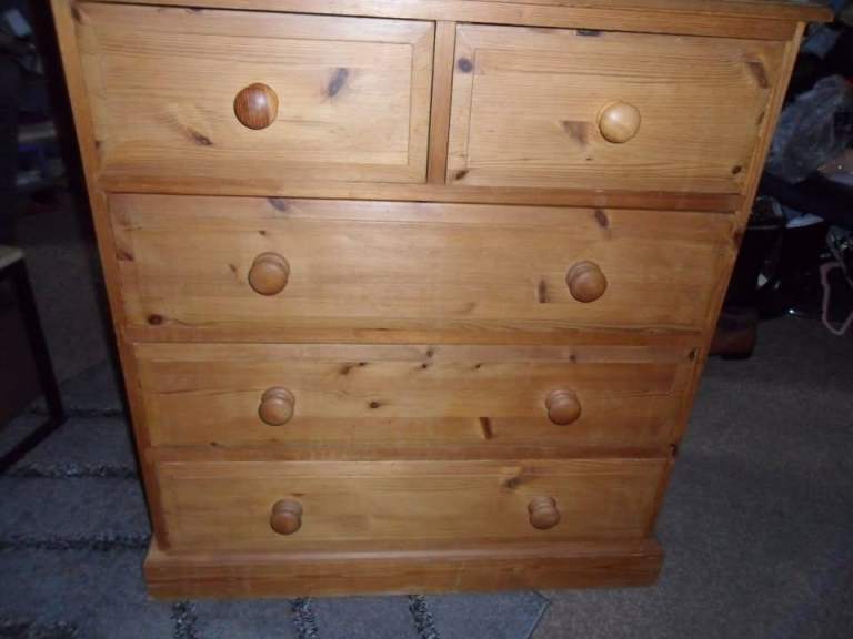 GOOD QUALITY SOLID WOOD PINE DRAWERS