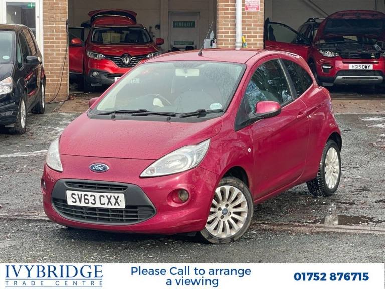 2013 63 FORD KA 1.2 ZETEC HATCHBACK 3DR PETROL MANUAL EURO 5 (S/S) (69 PS)