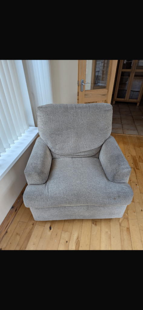 Single chair grey 