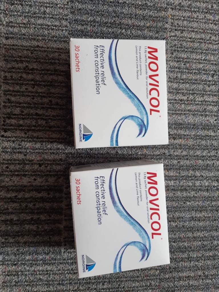 MOVICOL 2 BOXES LEMON & LIME FLAVOUR 49 SATCHETS 