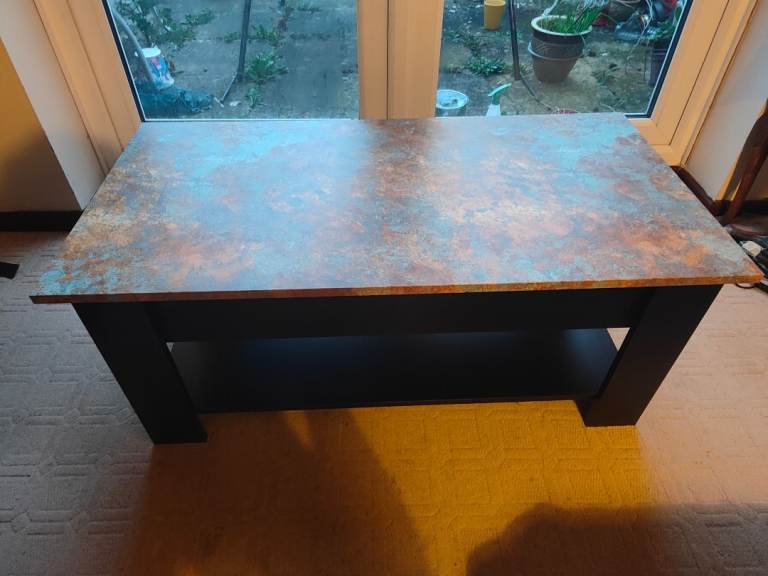 Wooden Coffee Table With Storage Lift Up Living Room Table Home Furniture