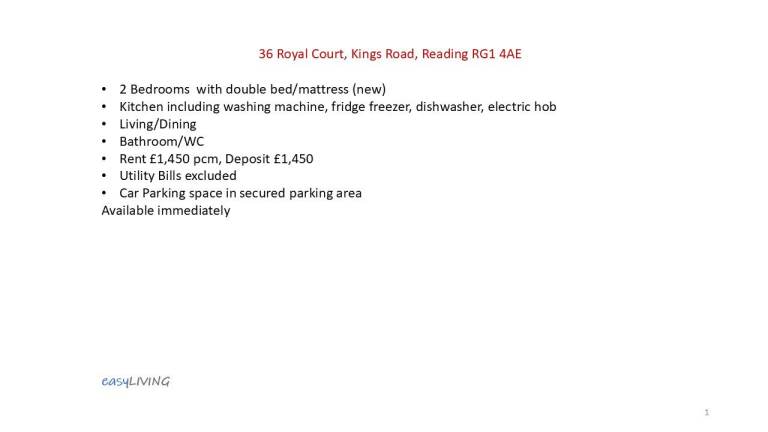 2Bed Apartment for Rental