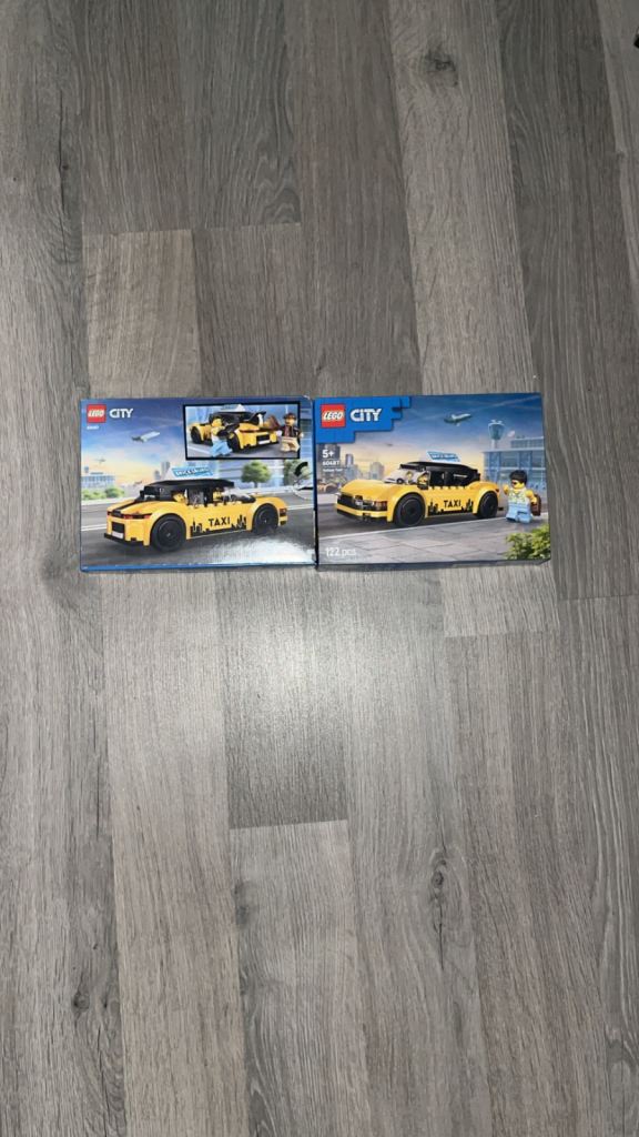 Two NEW LEGO City Taxi sets - Unopened Boxes