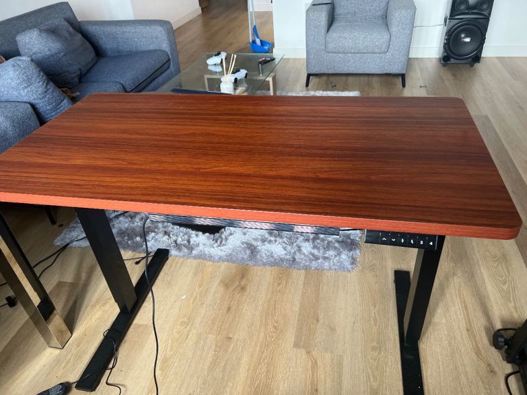 FlexiSpot E1 Plus ONE PIECE Electric Standing Desk Height Adjustable Sit Stand Desk 