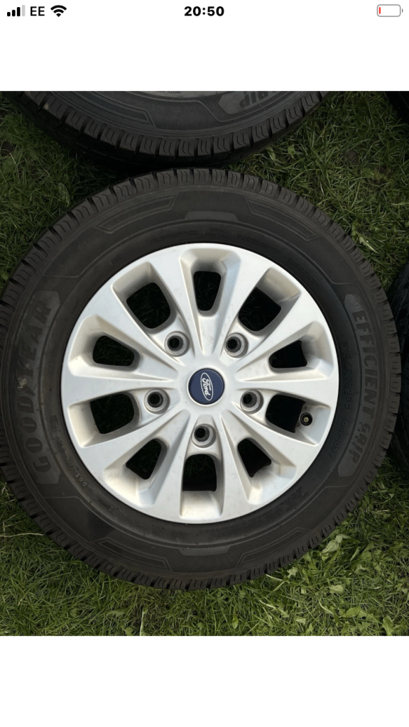 Ford transit 16 inch alloys 