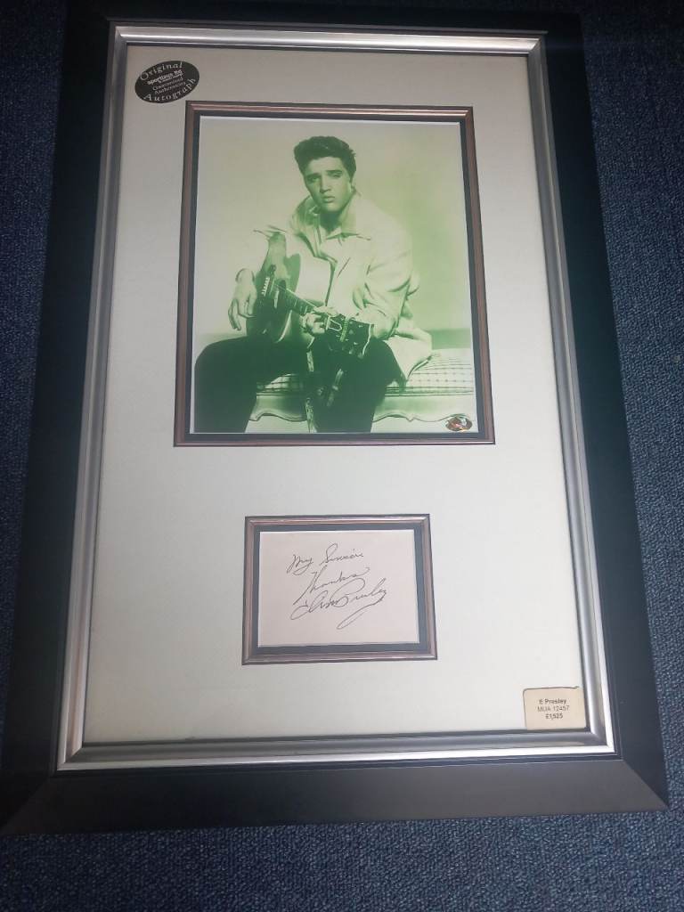 Elvis Presley Autographs