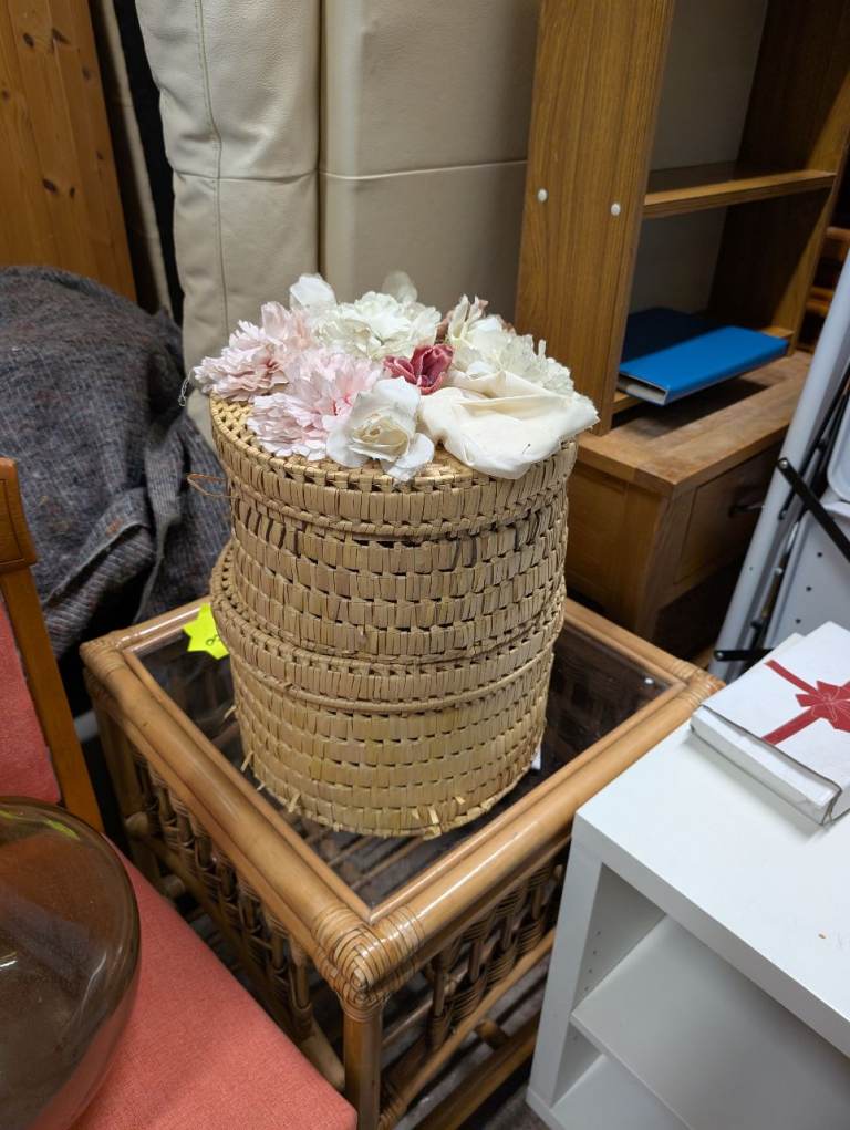 Ratten round storage boxes 