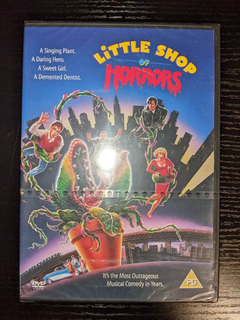 Little Shop of Horrors - New and sealed but cellophane is ripped a little.