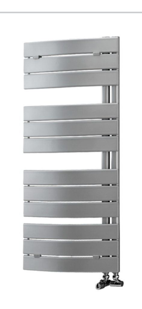NEW ANTHRACITE CURVED PANEL LADDER RADIATOR