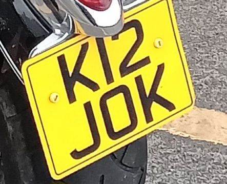 Personalised number 