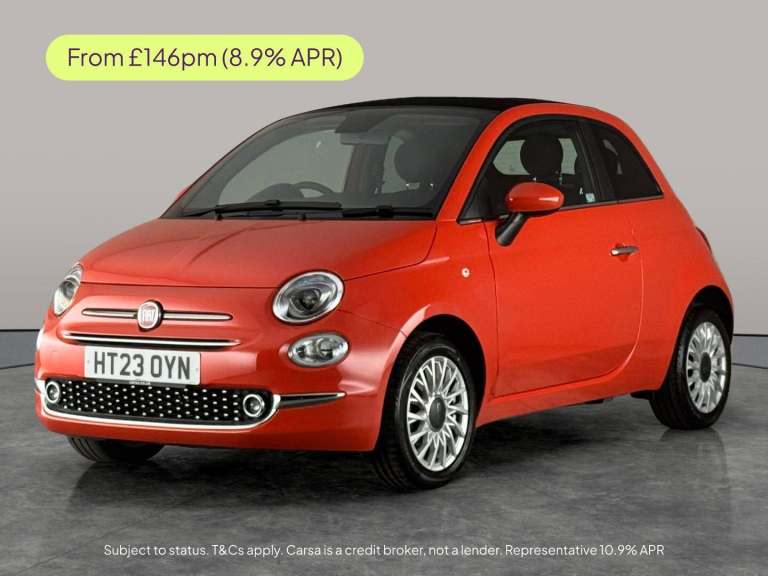 2023 Fiat 500C 1.0 MHEV Convertible 2dr Petrol Manual Euro 6 (s/s) (70 bhp) - PARK SENSORS Conver...