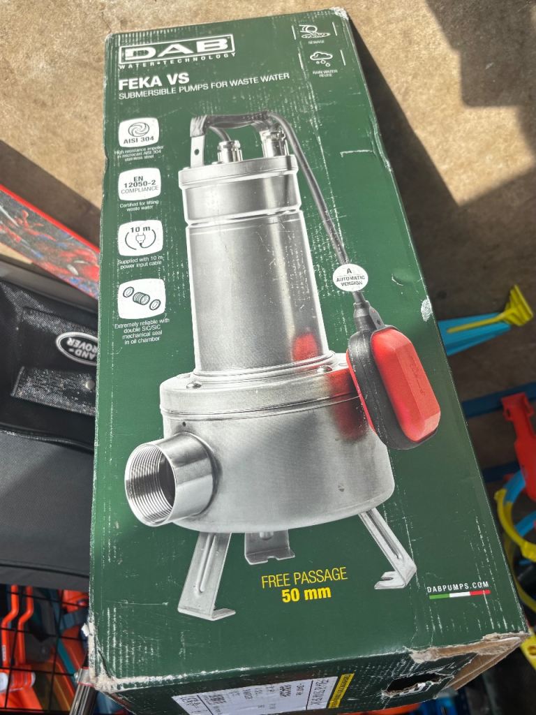 SAE •TECHNOLOG FEKA VS SUBMERSIBLE PUMPS FOR WASTE WATER