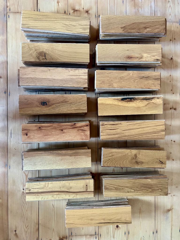 Extra herringbone oak engineered wood floor