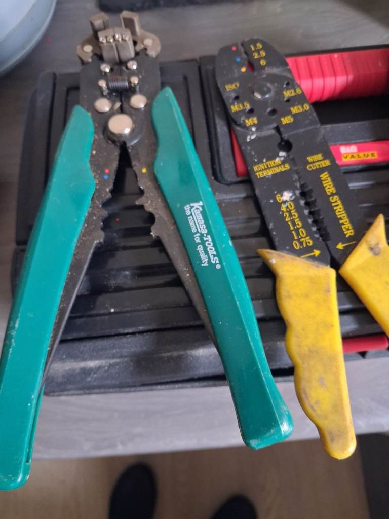 Tool box of electrical items