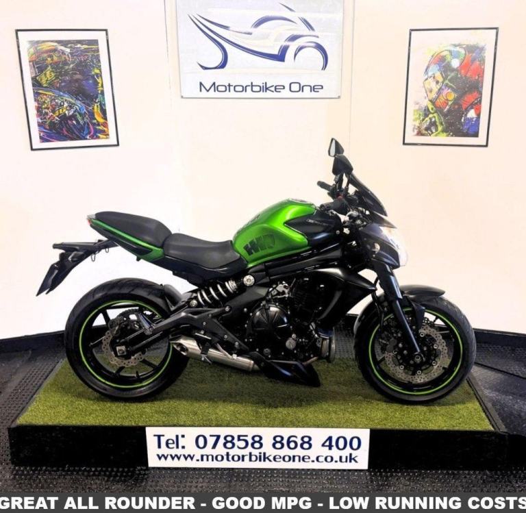 2014 14 KAWASAKI ER-6N 650 NAKED PETROL MANUAL MULTI COLOURED GREAT ALL ROUNDER
