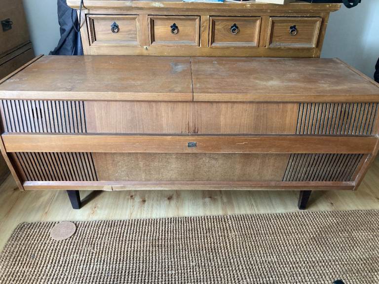 Vintage 1960s HMV 2340 solid-state stereogram / radiogram – restoration project