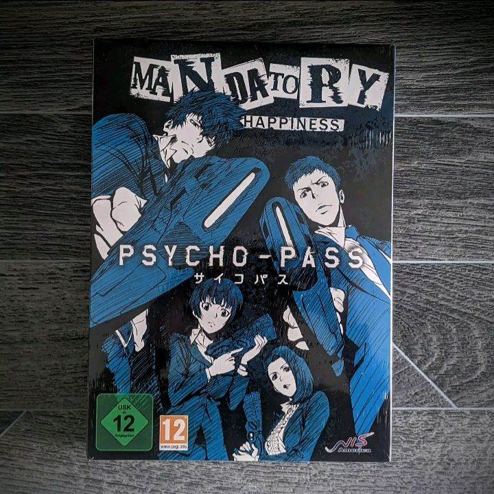 Psycho Pass Mandatory Happiness PS4 Game & Limited Collector Gift Box Anime UK