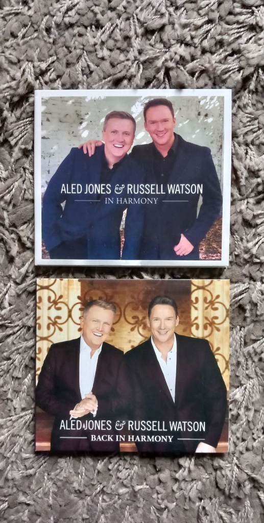 2 Aled Jones & Russell Watson CDs. 50p each. 