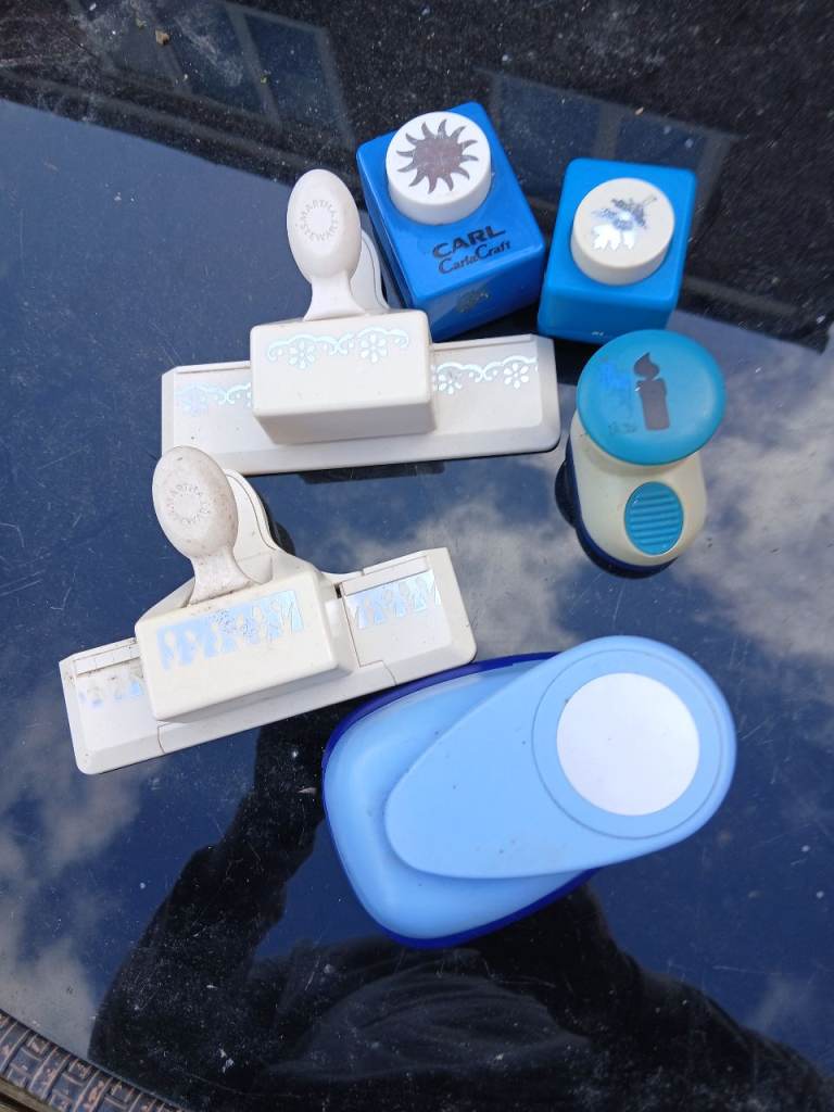 Craft Punch Set - Carl & Other Brands - Good Condition
