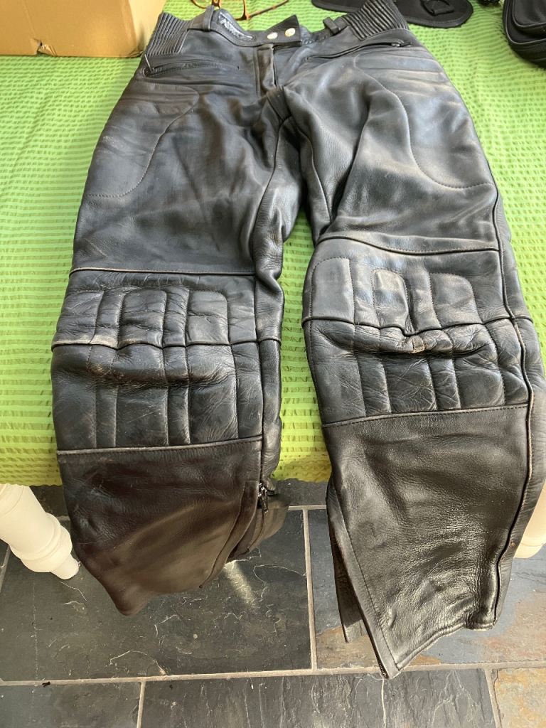 Motorbike leather trousers £20 ono