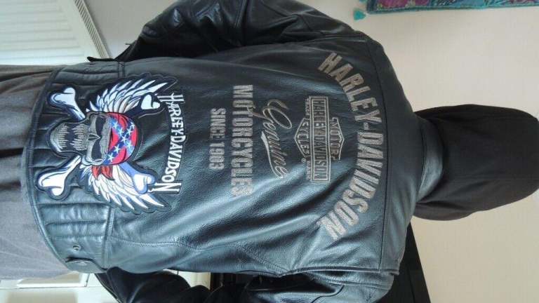 image for Men's genuine Harley Davidson leather jacket