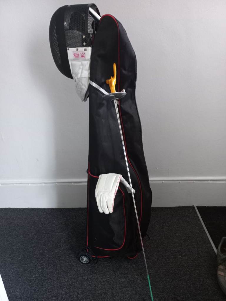 Fencing Kit - Mask, Foil, Glove, and Bag