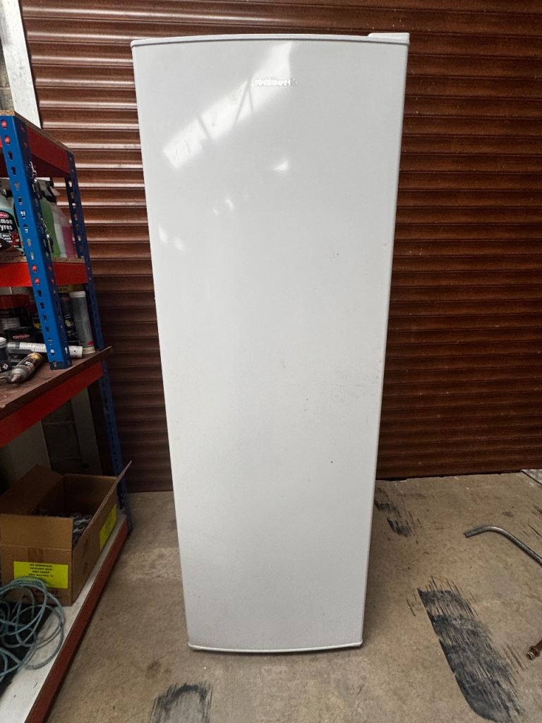 Freestanding Tall Larder Fridge, 335 Litre, White