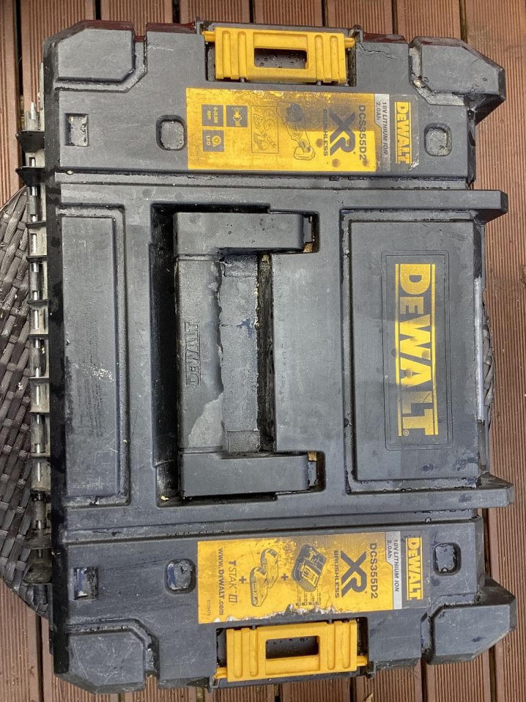 DeWalt XR DCS355D2 Empty TSTAK Box - Good Condition