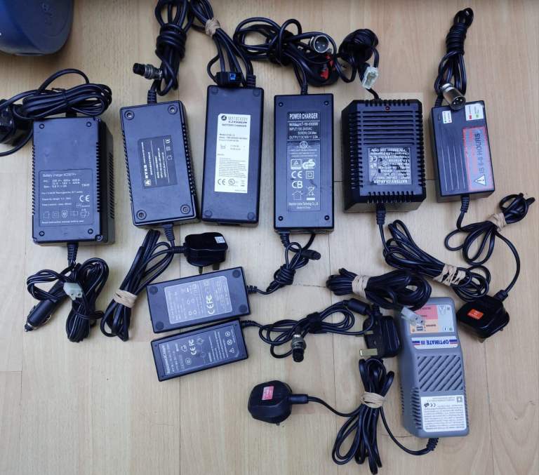 Chargers for scooters,electric bikes prices on ad