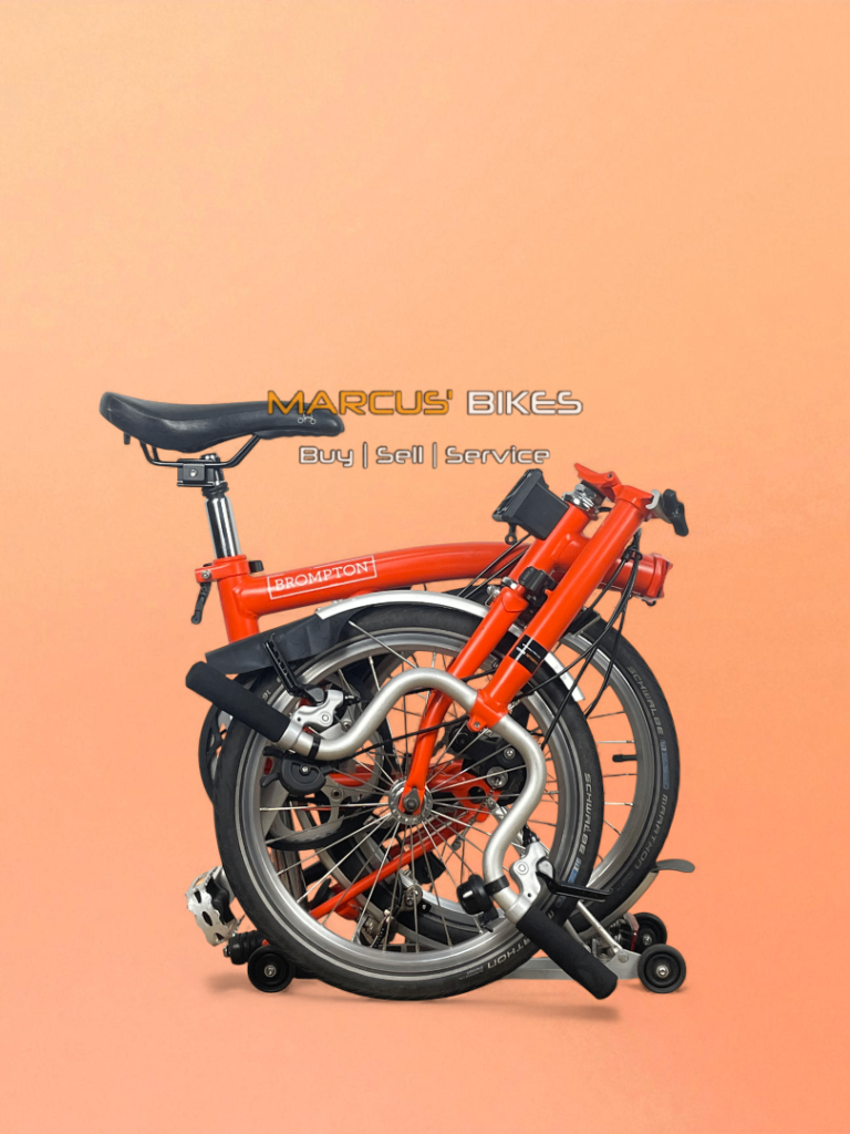 image for Brompton M3R (C Line Utility) - Luggage Rack - Orange