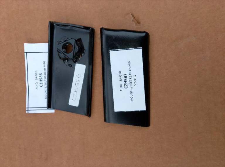 CLASSIC MINI GENUINE REAR SEAT BELT MOUNTINGS HALF PRICE 