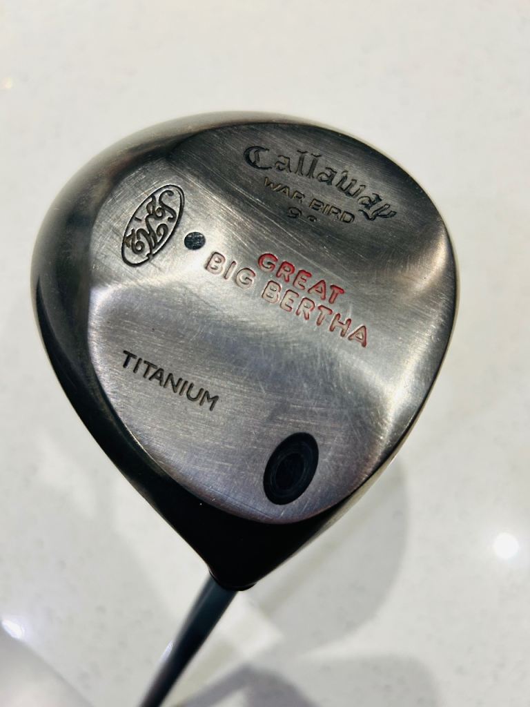 CALLAWAY GREAT BIG BERTHA WAR BIRD TITANIUM DRIVER.  R/H.