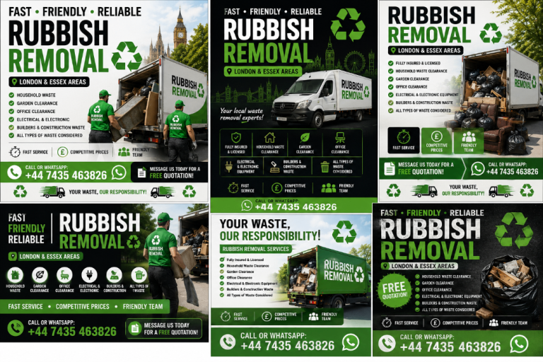 RUBBISH needs gone call us