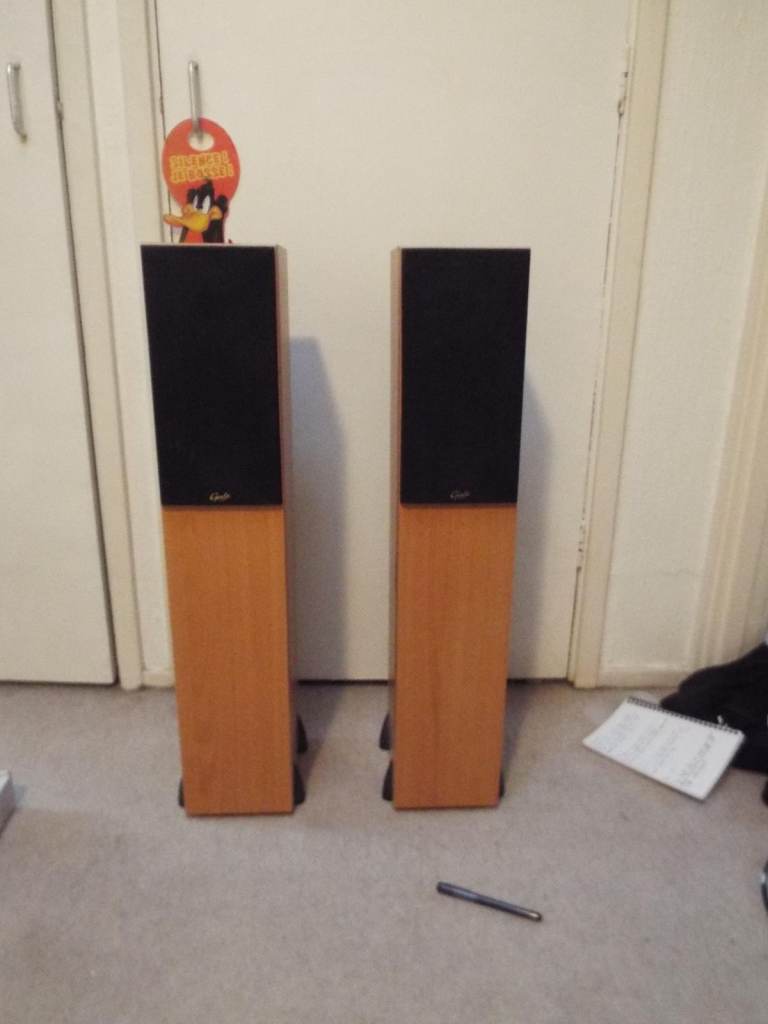 Gale 3030 Floor standing speakers in teak