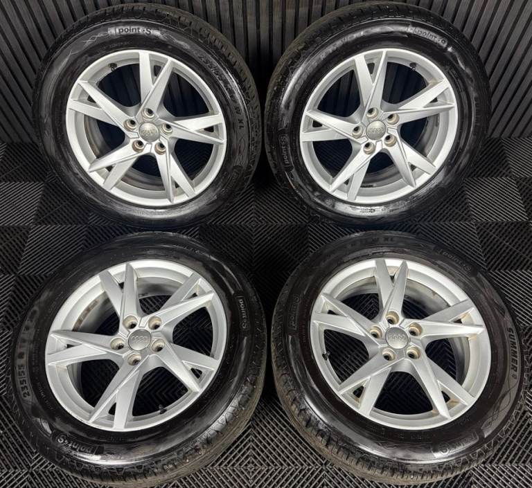 17'' GENUINE AUDI Q3 5 Y SPOKE TIGUAN ALLOY WHEELS TYRES ALLOYS