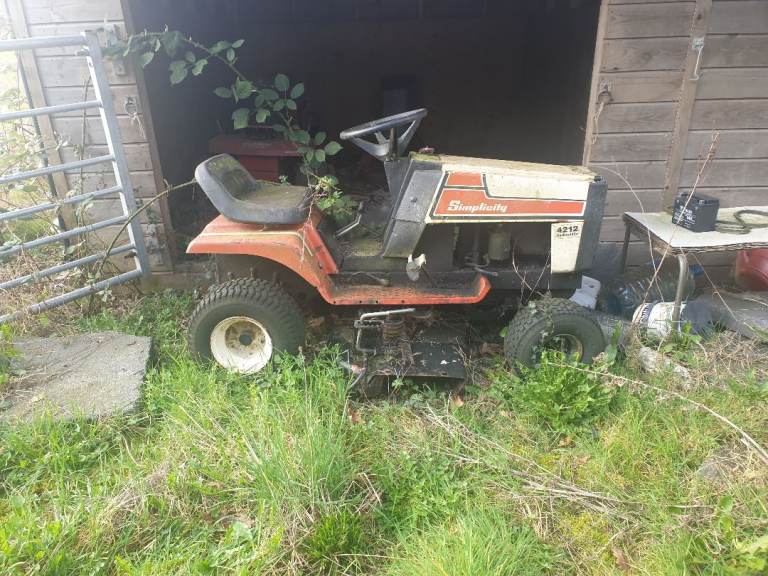 Sit on grass cutter