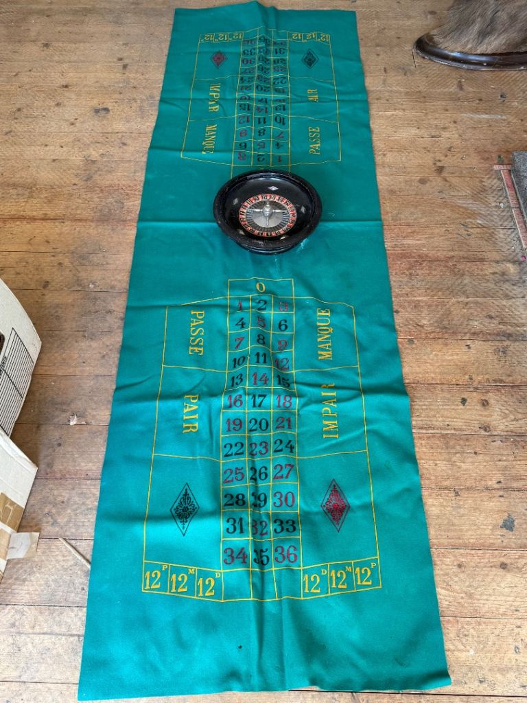 Vintage Roulette Wheel 