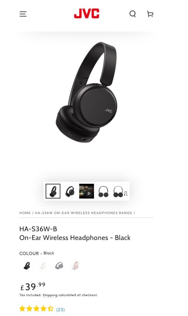 JVC Deep Bass HA-S36W