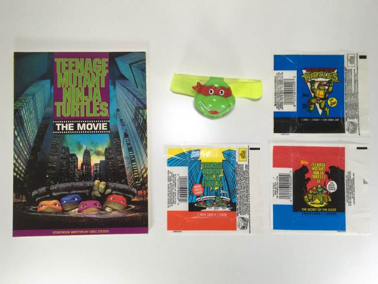 1980s TMNT Teenage Mutant Ninja Turtles Bundle Strapper Snappers - Raphael - TMNT - Wrist Bracelet