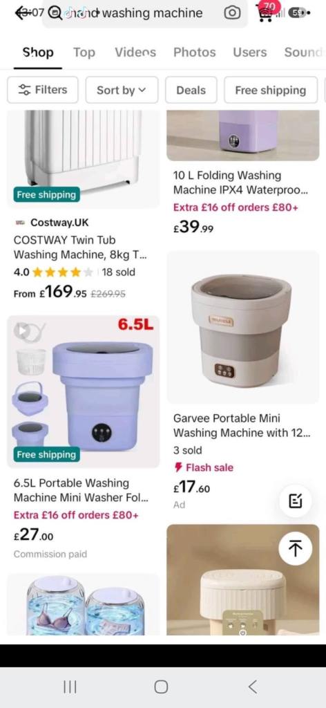 Garvee Portable Mini Washing Machine 12V – New