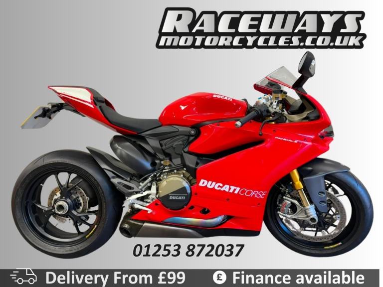 DUCATI 1199 PANIGALE R 2015 RED 1,444 MILES USED MOTORCYCLE