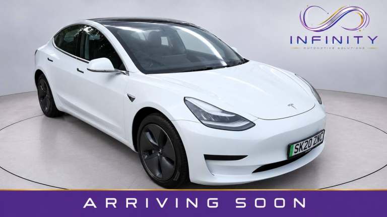 2020 Tesla Model 3 Standard Range Plus Saloon 4dr Electric Auto RWD (241 bhp) Saloon Electric Aut...